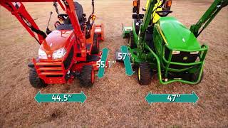 John Deere 1025R vs Kubota BX [upl. by Krysta187]