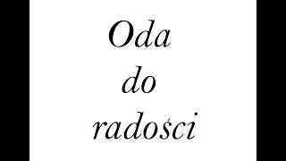 Oda do Radości [upl. by Olmstead]