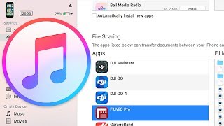 2017 How to transfer files using iTunes File Sharing [upl. by Dorthy]