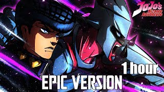 1 HOUR Josuke Theme but its EPIC VERSION feat Giorno amp Jotaro Theme bass boosted [upl. by Neuberger]