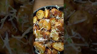 Crispy Garlic Parmesan Roasted Potatoes – The Perfect Side Dish 🧄🧀🥔 [upl. by Hekker344]