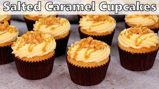 Salted Caramel Cupcakes Recipe [upl. by Ochs]