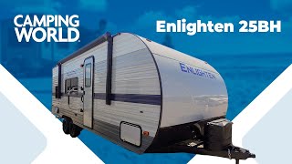 2021 Gulf Stream Enlighten 25BH  Travel Trailer  RV Review Camping World [upl. by Rawde]