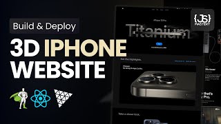 Beginner Threejs amp GSAP Tutorial  Build and Deploy an Apple Website using React [upl. by Jilli]