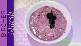 Bircher Muesli Recipe  High in Fiber Swiss style healthy Breakfast [upl. by Hennahane]