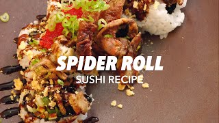 Soft Shell Crab Sushi Spider Roll [upl. by Egerton]