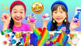 FIDGETS SWITCH UP CHALLENGE  KAYCEE amp RACHEL in WONDERLAND FAMILY [upl. by Anelaj]