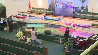 Funeral held for 5 children who died in Metro East apartment fire [upl. by Nnyleak944]