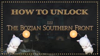 quotWhere Eagles Nestquot Quest How to unlock The Bozjan Southern Front Read Description 『FFXIV』 [upl. by Asseralc689]