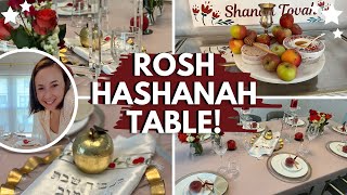 Rosh Hashanah Table Reveal [upl. by Aicened]