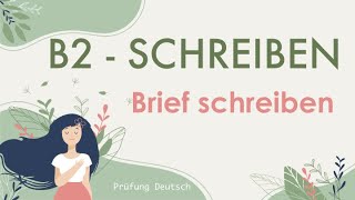 B2 Brief schreiben Teil 2 Praktikumsbescheinigung  Goethe Zertifikat  Arbeitszeugnis verloren [upl. by Alyal741]