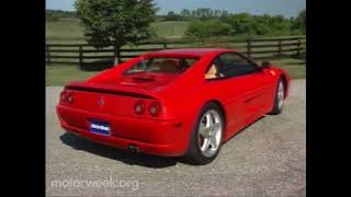 Motorweek 1999 Ferrari F355 F1 Road Test [upl. by Grounds]