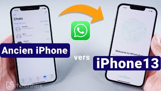 Comment transférer WhatsApp iPhone vers iPhone 13 [upl. by Ynattib]