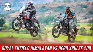 Royal Enfield Himalayan vs Hero Xpulse 200  Off Road Comparison test [upl. by Gut603]