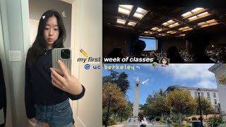 first week of classes  uc berkeley 📃👩🏻‍🏫⋆⭒˚｡⋆ year 2 [upl. by Nylhsa211]