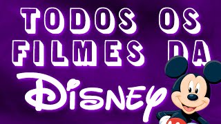 LISTA DE TODOS OS FILMES DA DISNEY  19372020 [upl. by Yehus]