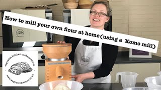 How to mill your own flour at home using a Komo mill [upl. by Adlemy394]