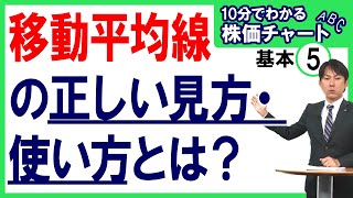 【移動平均線の正しい見方・使い方とは？】10分でわかる株価チャートABC [upl. by Orlanta181]