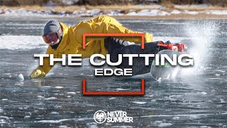 The Cutting Edge with Nick Larson  Never Summer Snowboards [upl. by Hcnarb592]