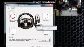 How to test the Logitech G27 Racing Wheel Force Feedback [upl. by Kaasi]