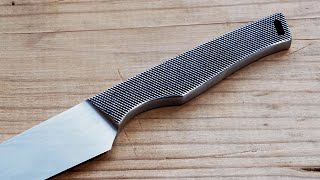 Knife Making  Knife From an Old File [upl. by Donaugh]