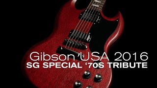 Gibson 2016 SG Special 70s Tribute Overview • Wildwood Guitars [upl. by Yim]