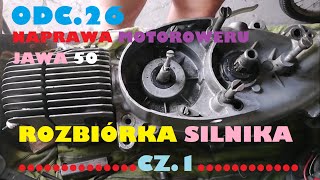 26Naprawa motoroweru Jawa 50Rozbiórka silnika cz 1 [upl. by Aires]