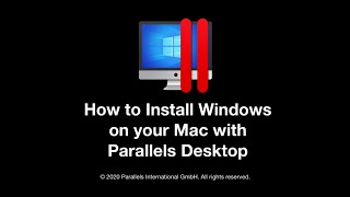 How to install Windows on your Mac with Parallels Desktop  at no cost to you [upl. by Orlan]