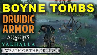 Boyne Tombs Armor  Gear Chest Location  AC Valhalla Wrath of the Druids Meath Wealth Guide [upl. by Yeldah15]