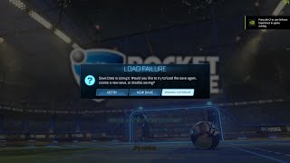 How to fix the load failure in Rocket League [upl. by Leihcim]