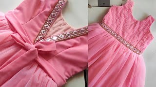 Cute Frock Cutting And Stitching Tutorial [upl. by Semreh]