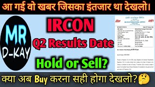 IRCON share latest news  ircon international share news ircon share latest news today IRCON [upl. by Sobel]