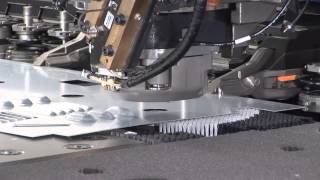 TRUMPF punching Scratchfree punching and forming  How the active die works [upl. by Herrick703]