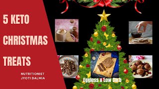 5 Keto Christmas Treats  Its Eggless [upl. by Jeannette]