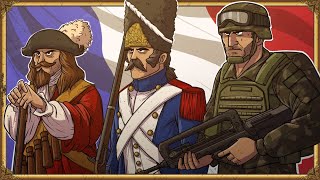 Evolution of French Uniforms  Animated History [upl. by Gnirps769]