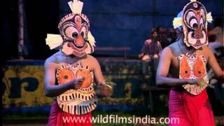 Koodithullal Ritualistic folk dance of Padayani [upl. by Nette763]