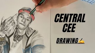 Central Cee drawing ✍️ [upl. by Port185]