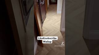 Herringbone flooring diy home viralvideo [upl. by Nesnar8]