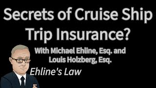 Secrets of Cruise Trip Insurance Explained by CruiseInjuryLawyers injurylawyers ehline accident [upl. by Raul]