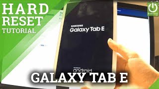 Hard Reset SAMSUNG T561 Galaxy Tab E 96quot  Restore Factory Settings [upl. by Bethesde516]