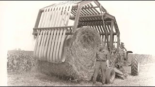 1st Large Round Baler was Introduced by Vermeer 50 Years Ago Last Week [upl. by Aikkin539]