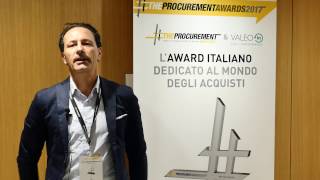 Flash on The Procurement Awards 2017  Giampiero Carozza CPO Amadori [upl. by Attekahs]