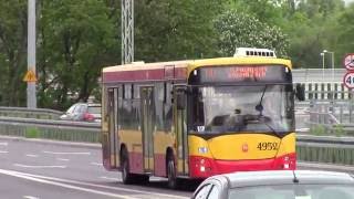 Autobusy i tramwaje w Warszawie 2016 [upl. by Kinsman]