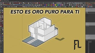 Regla De Oro Para Empezar A Modelar En Sketchup [upl. by Kat]