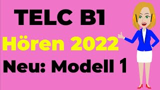 TELC B1 Hören 2023   Telc amp DTZ amp ÖSD  Prüfung Hörverstehen Neu Modell 1 [upl. by Etteuqaj]