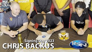 Chris Backus Signing Day 2023 [upl. by Pytlik424]