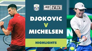 Novak Djokovic vs Alex Michelsen Highlights  Rolex Shanghai Masters 2024 [upl. by Nodgnal622]