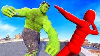 HULK Smashes Dynamic AI Ragdolls  Overgrowth Mods Gameplay [upl. by Naliorf]