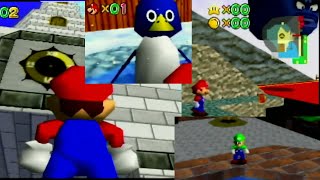 SUPER MARIO 64 BETA GAMEPLAY THE BEST BUILD SO FAR RUNNING ON REAL N64 [upl. by Idram906]