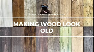 Aging wood to perfection  best aging techniques [upl. by Ralyks]